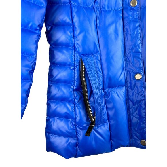 Marc New York Andrew Marc Eleanor Blue Puffer Coat Jacket Size S MISSING HOOD - Picture 16 of 16